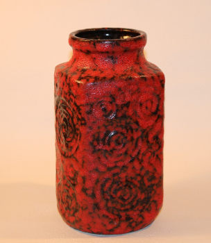 Scheurich Vase / 282-20 / Dekor JURA / 1970er Jahre / WGP West German Pottery / Keramik Design